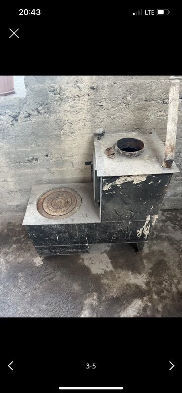 купить посуду: Металлическая печь-буржуйка с варочной поверхностью - Тип топлива at lalafo.kg купить посуду: Металлическая печь-буржуйка с варочной поверхностью - Тип топлива