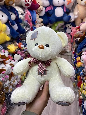 Подарки и сувениры: Мягкие игрушки плюшевые — ассортимент - Большой бежевый медведь с — 4