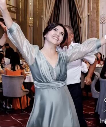 вязаные платья для беременных: Вечернее платье, Длинная модель, Атлас, С рукавами, S, M