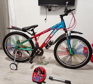 velosiped teker: İşlənmiş İki təkərli Uşaq velosipedi 26", sürətlərin sayı: 21, Ünvandan götürmə — 9