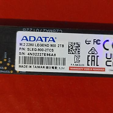 Жесткие диски, переносные винчестеры для ПК: Накопитель для ПК, Б/у, ADATA, SSD, 2 ТБ, Для ПК — 4