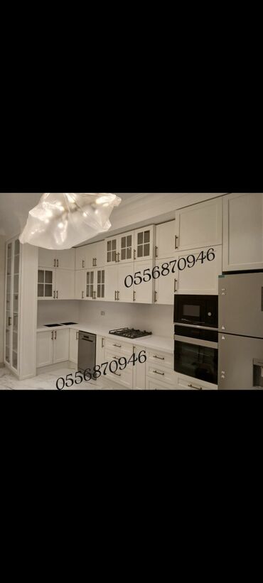 Sifarişlə mətbəx mebeli: Sifarişlə mətbəx dəsti, Sadə laminat, Kredit yoxdur, Pulsuz çatdırılma — 4