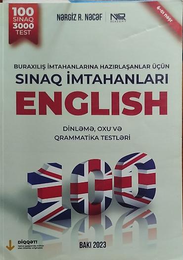 kitab alan: Məhsul: “English – Sınaq Toplusu” (2023) Təsvir: - Magistraturaya və — 3