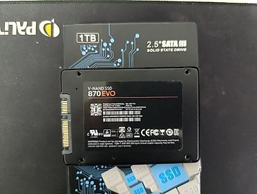 samsung 980: Məhsul: 2.5" SATA III SSD – 870 EVO, 1TB Xüsusiyyətlər: - Tutum: 1TB — 2