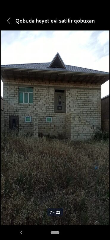 bir mertebeli villalar: Qobustan qəs. 6 otaqlı, 120 kv. m, Təmirsiz