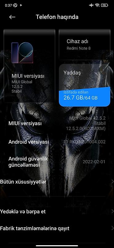 Redmi: Redmi Note 8, 64 GB, rəng - Mavi, İki sim kartlı — 4