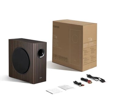 Dinamiklər və kolonkalar: Edifier  T5s / Black Powered Active Subwoofer ✨ 8 düymlük uzun atışlı — 10