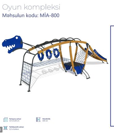 Manejlər: Uşaq oyun meydançası üçün peşəkar modul oyun kompleksləri Təklif — 2