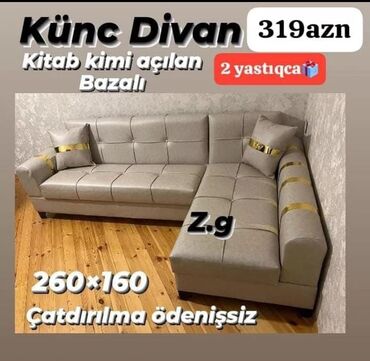 Divanlar: Künc divan, Yeni, Açılan, Bazalı