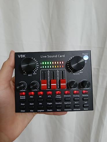 V8K Live Sound Card / Səs kartı (Yeni kimidir) Təcili satılır! V8K lalafo.az -da V8K Live Sound Card / Səs kartı (Yeni kimidir) Təcili satılır! V8K