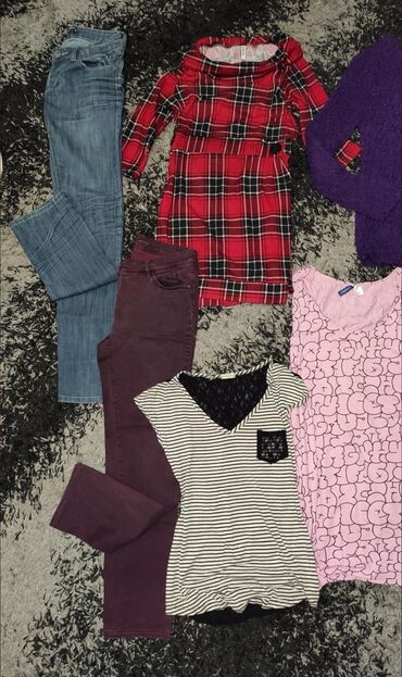 Haljine: A-Dress M, bоја - Crvena, Dugih rukava — 2