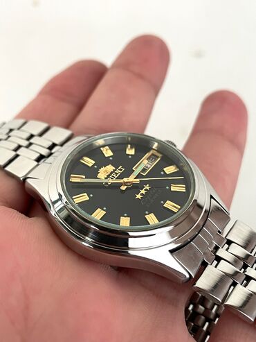 Qol saatları: İşlənmiş, Qol saatı, Orient, rəng - Qara — 4