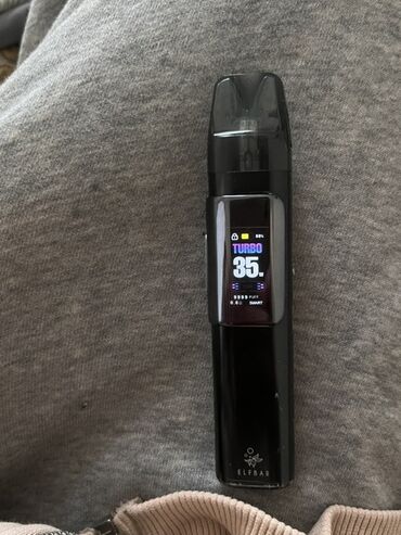 гироскутеры smart balance: ELFBAR ekranlı pod sistem işlenmiş - Rəng: qara - LED/LCD ekran