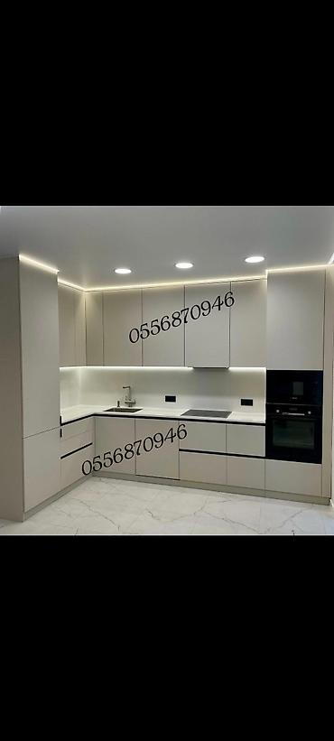 metbex ucun skaf: Sifarişlə mətbəx dəsti, Sadə laminat, Kredit yoxdur, Pulsuz çatdırılma — 3