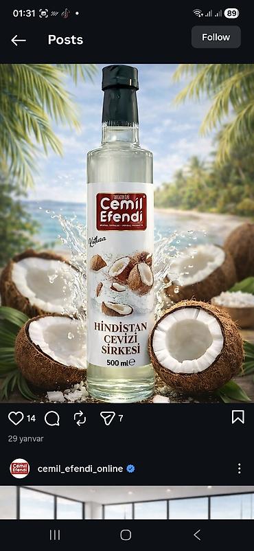 ucuz şirəcəkən: Cemil Efendi Bromelain Şərbəti və Hindistan Cevizi Sirkəsi - — 2