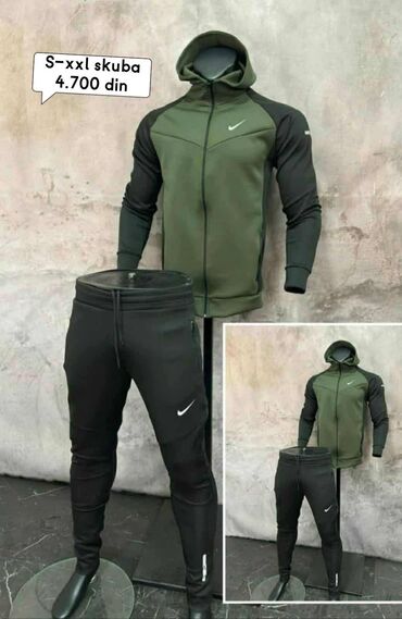 Trenerke: Komplet, 2XL, 3XL, L, Nike, bоја - Šareno, Pamuk — 6