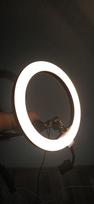 İşıqlandırma: LED halqa işıq + masa qısqacı və tənzimlənən qol - 26–30 sm diametrli — 7