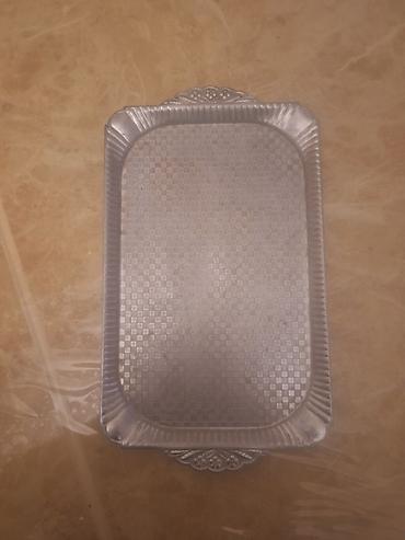 podnos: Metall süfrə sinisi / podnos - Material: yüngül metal (alüminium — 2