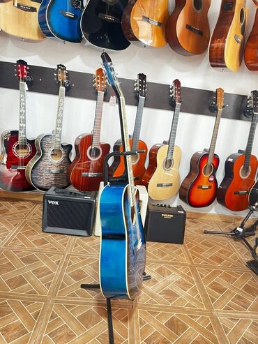 Akustik gitaralar: Akustik gitara, 6 sim, Yeni, Pulsuz çatdırılma — 5