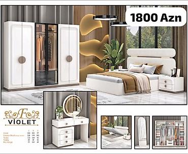 Yataq otağı dəstləri: İkinəfərlik çarpayı, Dolab, Termo, Tumba, Yeni — 58