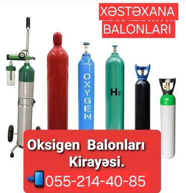 Tibbi avadanlıq: Tibbi Oksigen Balonu icarəsi və satışı Xəstələrin ev şəraitində — 3