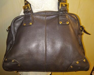 Torbe: Marella - kožna braon torba Divna torba od meke i debele prirodne — 8