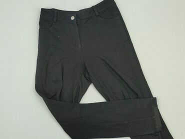 spodnie dresowe brązowe damskie: Material trousers, S (EU 36), condition - Good