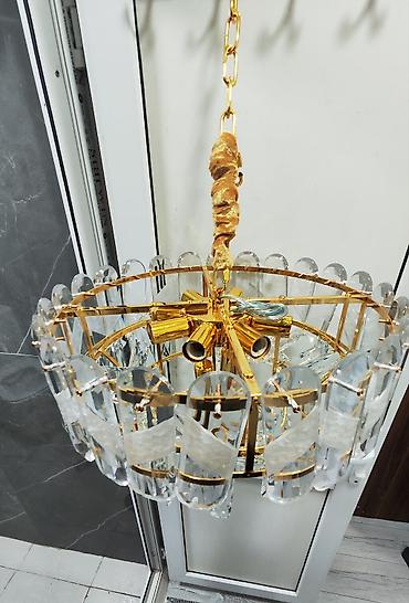 tort ucun samlar: Çılçıraq, 6 lampa, Metal — 3
