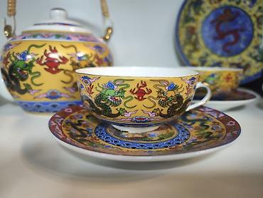 qedimi caydan: Çay dəsti — 2