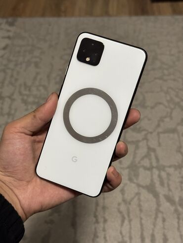 скупка телефонов с выездом: Google Pixel 4 XL, Б/у, 64 ГБ, цвет - Белый, eSIM, 1 SIM