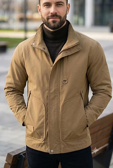 Kurtkalar: Məhsul: Field & Forge “The Journey Jacket” – Tan Canvas - — 1