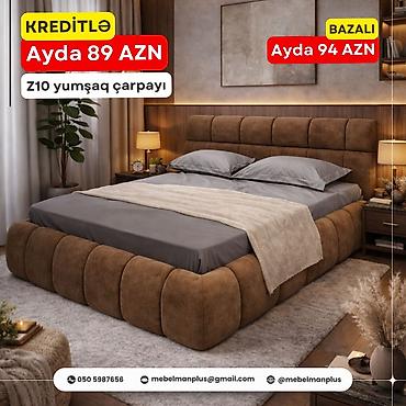mebelman: Yeni, İkinəfərlik çarpayı, Bazalı, Matras ilə, Siyirməsiz, Azərbaycan — 10