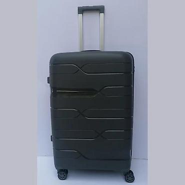 Putni koferi i torbe: Veliki kofer na točkiće – tamnosiva boja - Tvrda spoljašnjost sa — 1