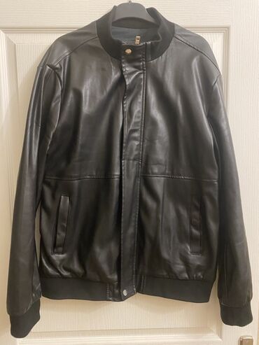 Рубашки: Мужская куртка, Бомбер, Осенняя, 3XL (EU 46)