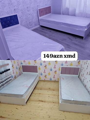 kravat basliqlari: Tək nəfərlik çarpayı + döşək dəsti - Müxtəlif modellər və rənglər — 3