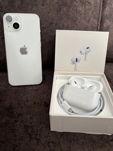 айфон 12 про купить бу: IPhone 14, Колдонулган, 128 ГБ, Ак, Каптама, 81 %