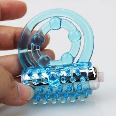 кекс игрушки: Эрекционое кольцо с вибрацией, продление полового акта