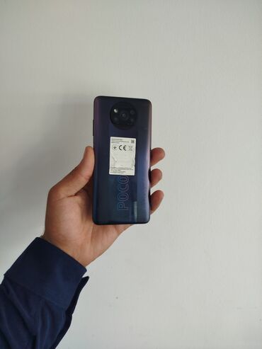 telefonalar: Poco X3 Pro, 256 GB, rəng - Qara, Düyməli, Barmaq izi, Face ID