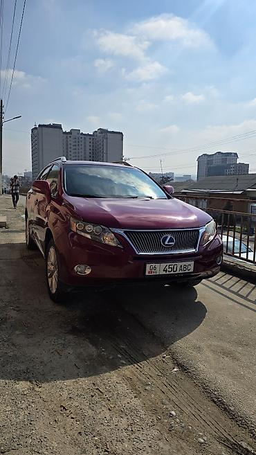 Lexus: Lexus RX: 2011 г., 3.5 л, Вариатор, Гибрид, Кроссовер — 3