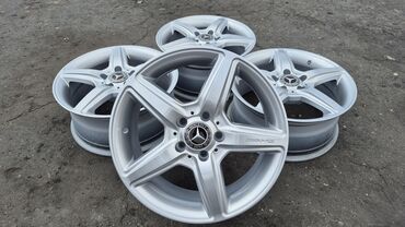 Шины: Mercedes-Benz AMG üslublu yüngül lehimli disklər dəsti - Rəng: gümüş