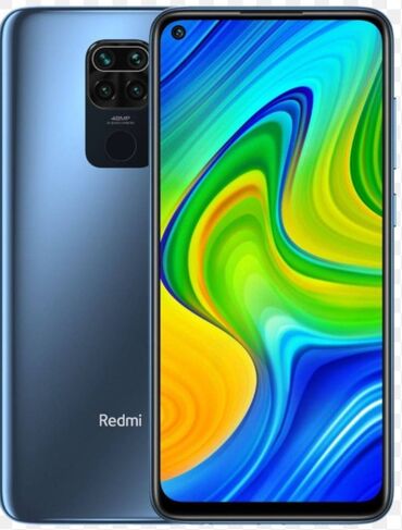 Kompüter, noutbuk və planşetlər: Redmi Note 9 Pro, 64 GB, rəng - Göy, Zəmanət, Barmaq izi, İki sim kartlı