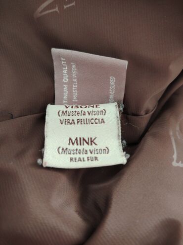 Kürklər: İtalyan brendi Manzari-nin qısaldılmış mink (norka) kürkü. Vəziyyəti — 6