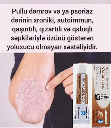 clobetasol maz: Məhsul: Cortam 0.05% Topikal Maz (Clobetasol Propionate) – 15 qram — 1