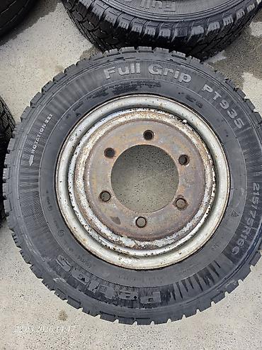 Disk təkərlər: İşlənmiş Disk təkər Mercedes-Benz 215 / 75 / R 16, 6 Boltlu — 6