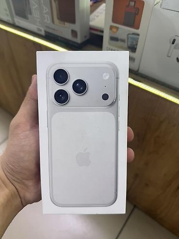 IPhone 17 Pro, Новый, 256 ГБ, Серебристый, Коробка, 100 %