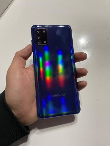Samsung Galaxy A31, Б/у, 64 ГБ, цвет - Синий, 2 SIM
