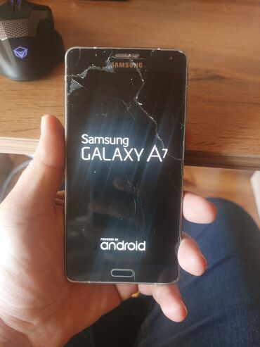 a7 samsung: Samsung A7, 16 GB, rəng - Boz, Sensor, İki sim kartlı