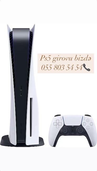 plastation: PlayStation 5 oyun konsolu və DualSense idarəetmə cihazı. Yüksək