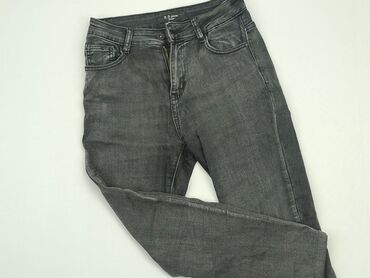 czarne spódnice jeansowe z przetarciami: Джинси, S, стан - Хороший