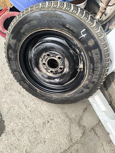 Диски: Стальные штампованные диски R14, разболтовка центральное отверстие — 6